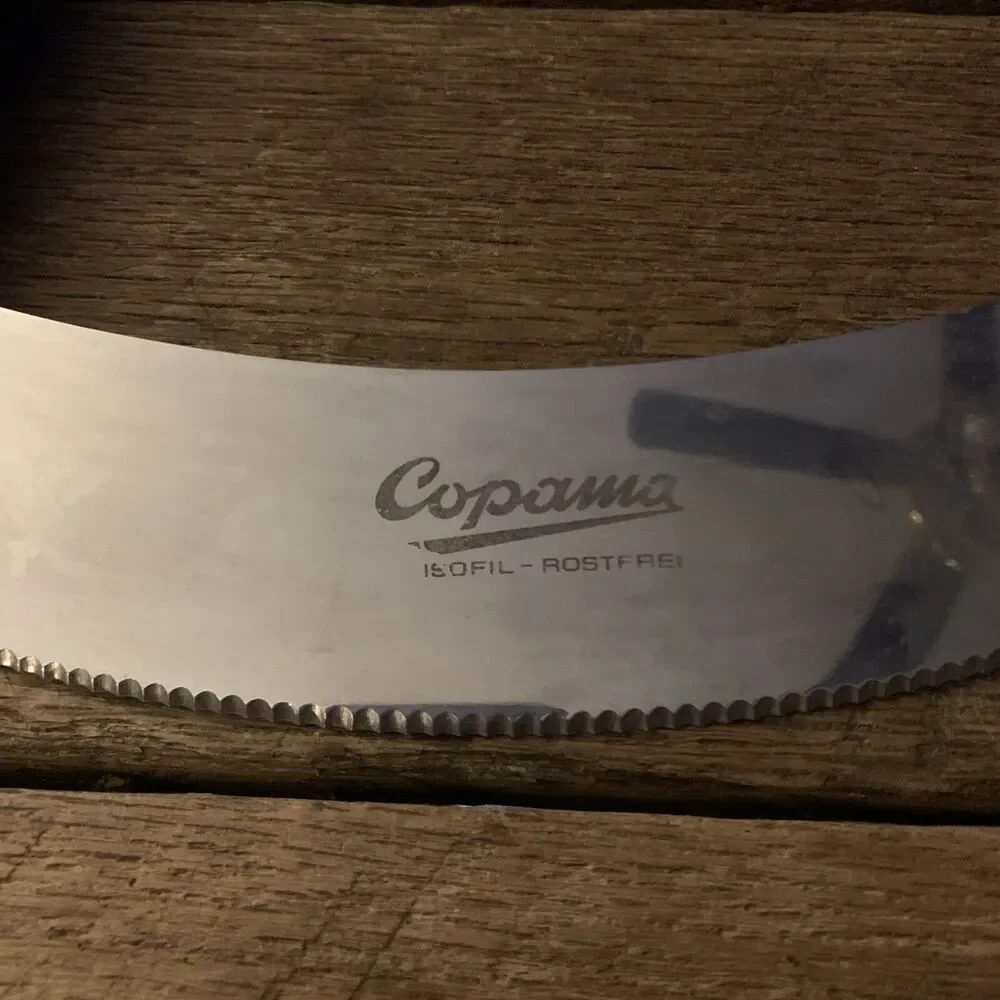Vintage Copama Table Crescent Knife Chopped Vegetables